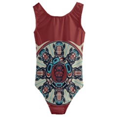 Skull Grateful Dead Phone Gratefuldead Kids  Cut-out Back One Piece Swimsuit by Cowasu