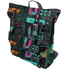 Video Game Pixel Art Buckle Up Backpack
