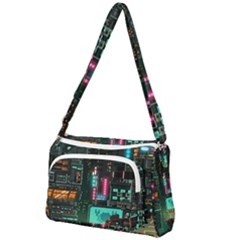 Video Game Pixel Art Front Pocket Crossbody Bag by Cowasu