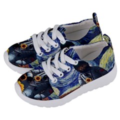 Starry Surreal Psychedelic Astronaut Space Kids  Lightweight Sports Shoes