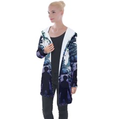 Horror Psychedelic Art Longline Hooded Cardigan