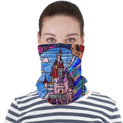 Beauty Stained Glass Castle Building Face Seamless Bandana (adult) by Cowasu