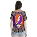 Gratefuldead Grateful Dead Pattern V-Neck Flutter Sleeve Top View2