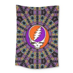 Gratefuldead Grateful Dead Pattern Small Tapestry by Cowasu