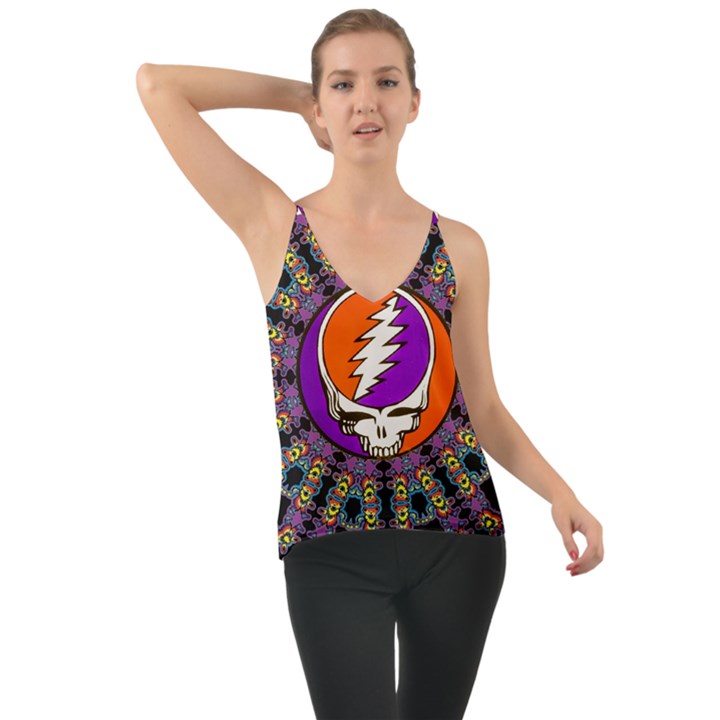 Gratefuldead Grateful Dead Pattern Chiffon Cami