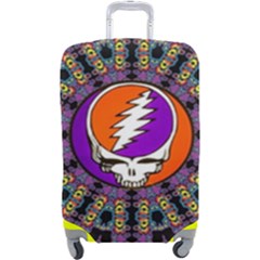 Gratefuldead Grateful Dead Pattern Luggage Cover (large) by Cowasu