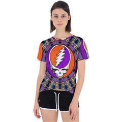 Gratefuldead Grateful Dead Pattern Open Back Sport Tee by Cowasu