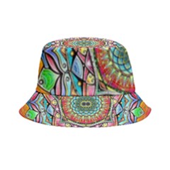 Mandalas Psychedelic Inside Out Bucket Hat by Cowasu