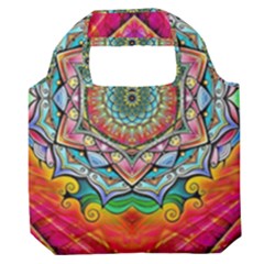 Mandalas Psychedelic Premium Foldable Grocery Recycle Bag