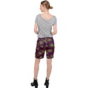 Peacock Feathers Pattern Women s Pocket Shorts View2