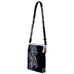 Angry Lion Black And White Multi Function Travel Bag by Cowasu