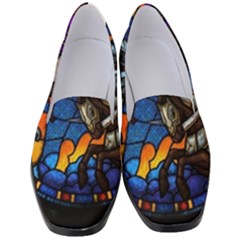 The Game Monster Stained Glass Women s Classic Loafer Heels