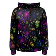 Stained Glass Crystal Art Women s Pullover Hoodie by Cowasu