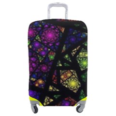 Stained Glass Crystal Art Luggage Cover (medium) by Cowasu