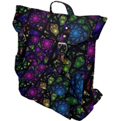 Stained Glass Crystal Art Buckle Up Backpack by Cowasu