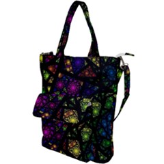 Stained Glass Crystal Art Shoulder Tote Bag