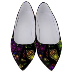 Stained Glass Crystal Art Women s Low Heels