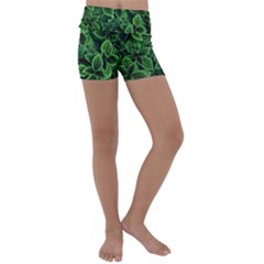 Shanghai Botanical Garden Kids  Lightweight Velour Yoga Shorts