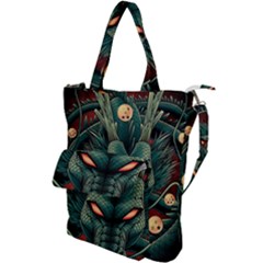 Dragon Art Shoulder Tote Bag