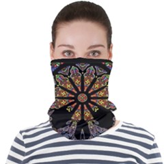 Skull Death Mosaic Artwork Stained Glass Face Seamless Bandana (adult) by Cowasu