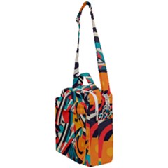 Colorful Abstract Crossbody Day Bag by Jack14