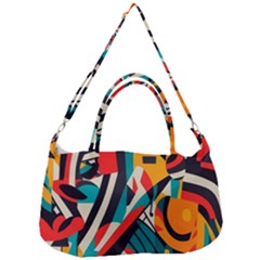 Colorful Abstract Removable Strap Handbag by Jack14