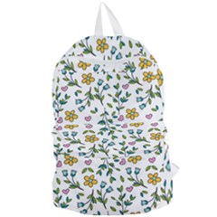Flower Floral Pattern Foldable Lightweight Backpack