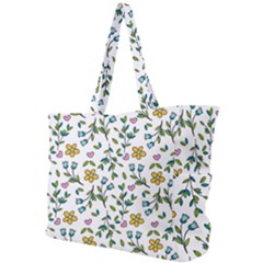 Flower Floral Pattern Simple Shoulder Bag