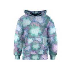 Leaves Glitter Background Winter Kids  Pullover Hoodie