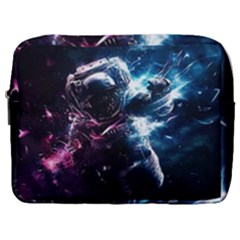 Psychedelic Astronaut Trippy Space Art Make Up Pouch (large)