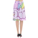 Unicorn Stitch Flared Midi Skirt View2