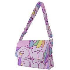 Unicorn Stitch Full Print Messenger Bag (s)