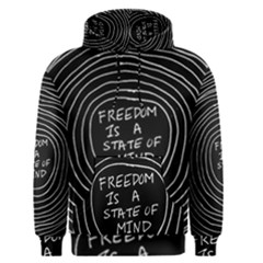 Psychedelic Art Freedom Is A State Of Mind Trippy Quotes Men s Core Hoodie