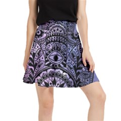 Hamsa Hand Waistband Skirt