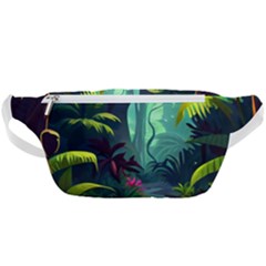 Rainforest Jungle Cartoon Animation Background Waist Bag  by Ndabl3x
