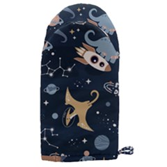 Space Theme Art Pattern Design Wallpaper Microwave Oven Glove by Ndabl3x