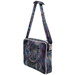 Peacock Feathers Peacock Bird Feathers Cross Body Office Bag by Ndabl3x