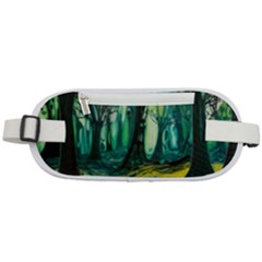 Ai Generated Trees Forest Mystical Forest Nature Art Rounded Waist Pouch