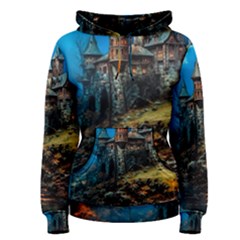 Castle Fantasy Women s Pullover Hoodie by Ndabl3x