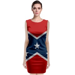 Rebel flag  Classic Sleeveless Midi Dress