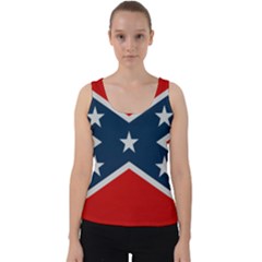 Rebel flag  Velvet Tank Top