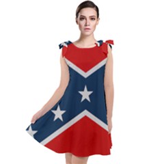 Rebel flag  Tie Up Tunic Dress