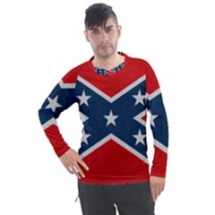 Rebel flag  Men s Pique Long Sleeve Tee