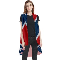 Rebel flag  Sleeveless Chiffon Waistcoat Shirt