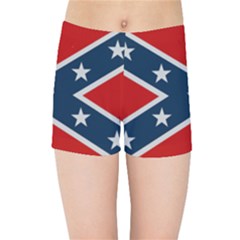 Rebel Flag  Kids  Sports Shorts by Jen1cherryboot88