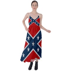 Rebel Flag  Tie Back Maxi Dress