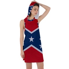 Rebel Flag  Racer Back Hoodie Dress