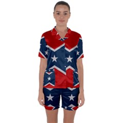 Screenshot 20230611-155636 Satin Short Sleeve Pajamas Set