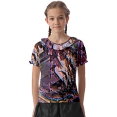 Prismatic Pride Kids  Frill Chiffon Blouse by MRNStudios