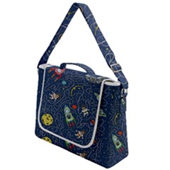 Cat Cosmos Cosmonaut Rocket Box Up Messenger Bag by Cowasu